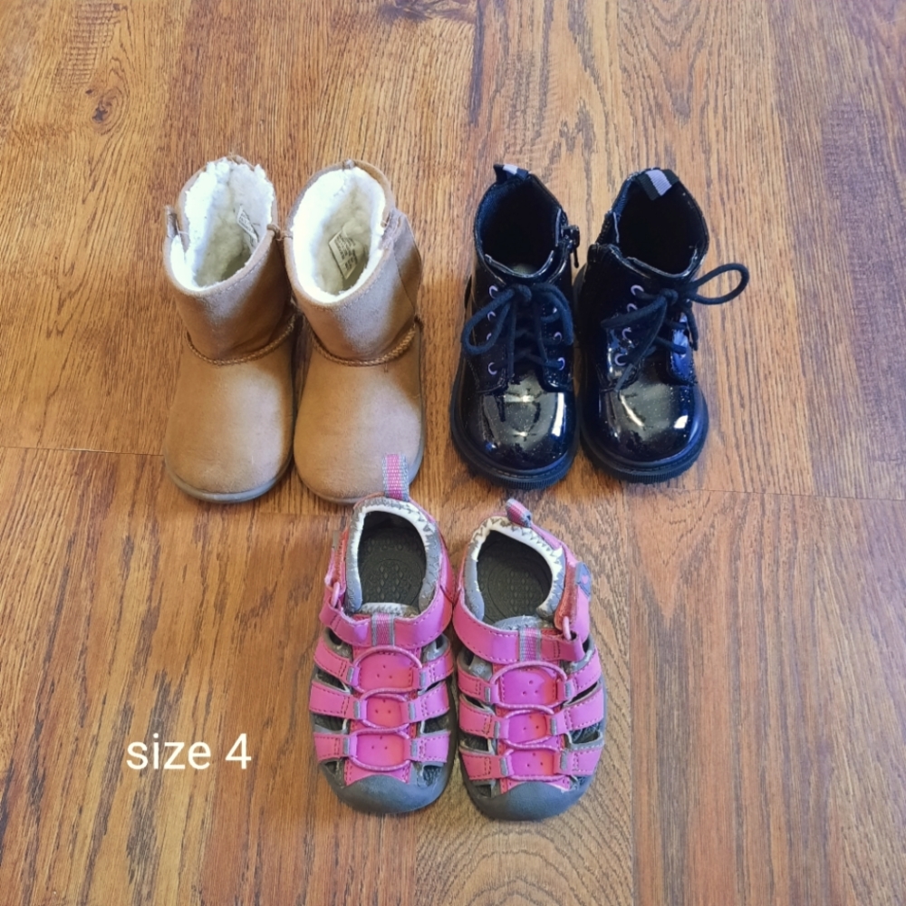 Size 4 toddler shoe lot